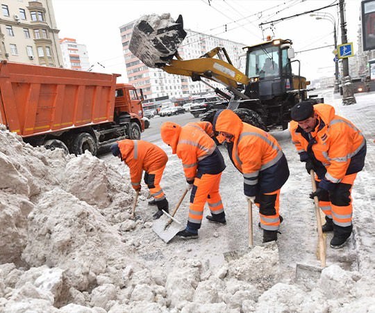 Уборка снега в Сарове и  Нижегородской области
